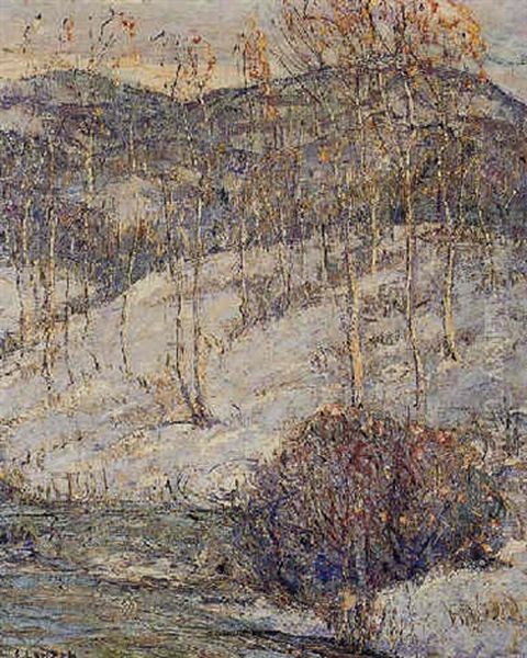 Blue Stream, No.2 Oil Painting by Ernest Lawson