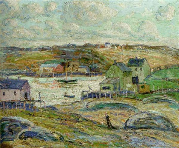 Summer Clouds, Halifax Oil Painting by Ernest Lawson