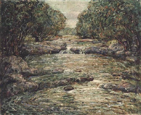 The Turbulent Stream Oil Painting by Ernest Lawson