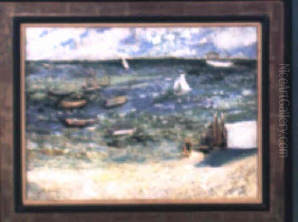 Peggy's Cove, N.s. Oil Painting by Ernest Lawson