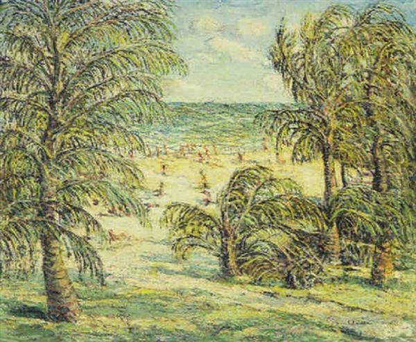 The Beach, Miami by Ernest Lawson