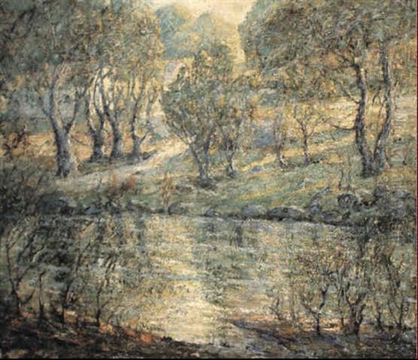 Path To The River Oil Painting by Ernest Lawson