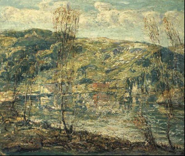 Lake Reflections by Ernest Lawson