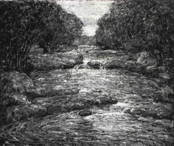 The Turbulent Stream Oil Painting by Ernest Lawson