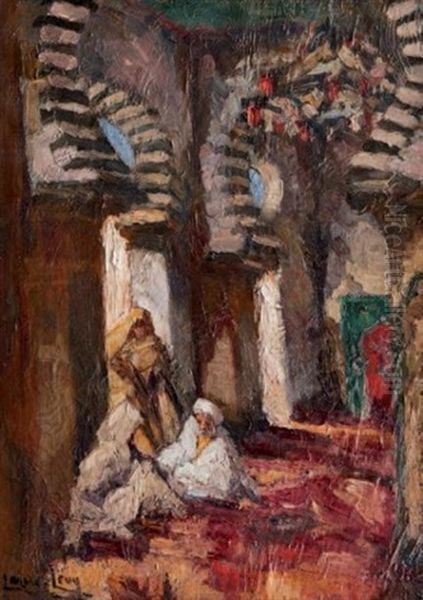 Medina A Tunis Oil Painting by  Lazare-Levy