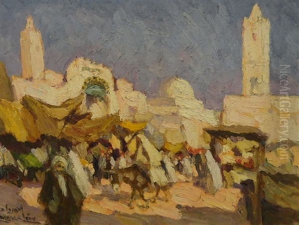 Kairouan Oil Painting by  Lazare-Levy