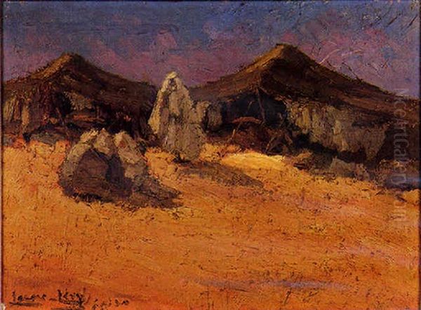 Campement Dans Le Desert Oil Painting by  Lazare-Levy