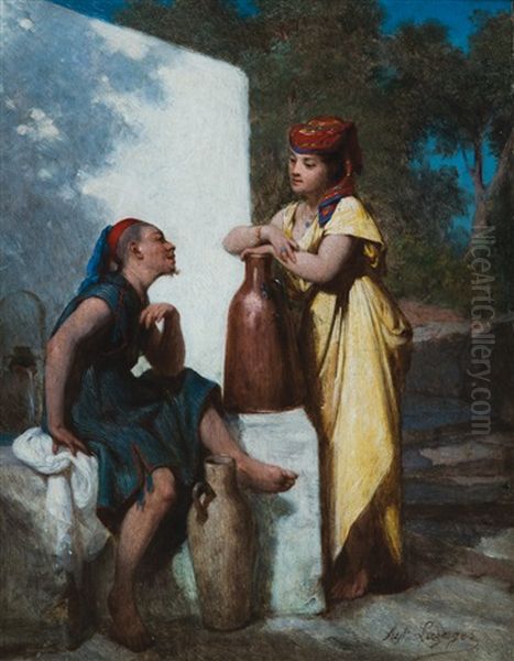 Conversation Au Puits by Jean Raymond Hippolyte Lazerges