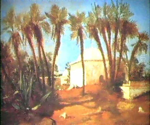 Marabout Oil Painting by Jean Raymond Hippolyte Lazerges