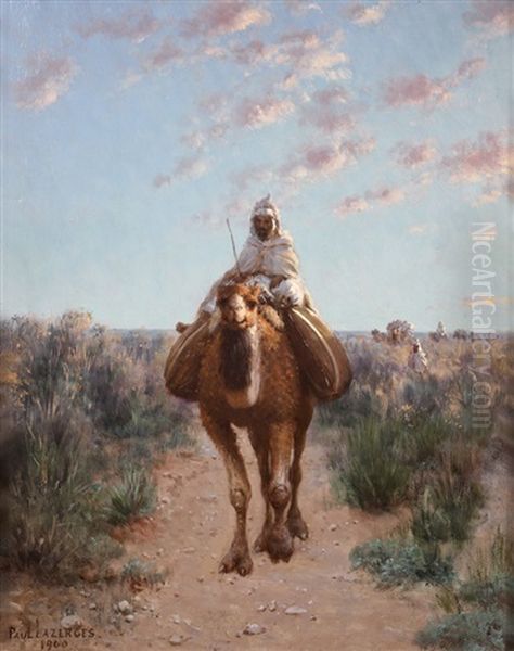 La Caravane Oil Painting by Paul Jean Baptiste Lazerges