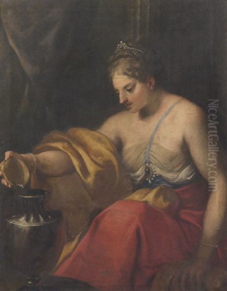 Artemisia Oil Painting by Gregorio Lazzarini