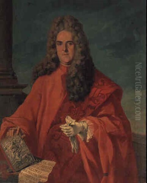 Bildnis Des Senators Niccolo Contarini Oil Painting by Gregorio Lazzarini