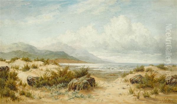 Sand Dunes By The Beach Oil Painting by Benjamin Williams Leader