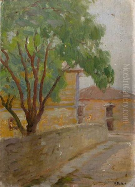 Strada Dobrogeana Oil Painting by Pierre Bellet