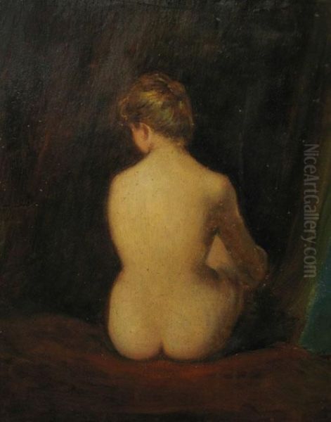 Nud Sezand Oil Painting by Pierre Bellet