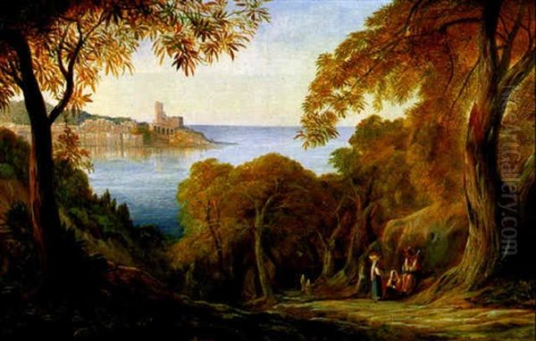 Lerici Oil Painting by Edward Lear