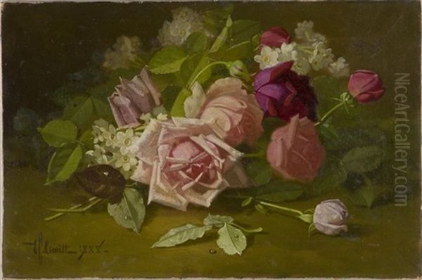 Still Life Oil Painting by Edward Chalmers Leavitt