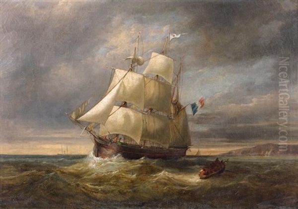 Marine Oil Painting by Charles Leduc