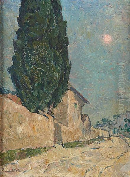 Route Provencale Oil Painting by Paul Leduc