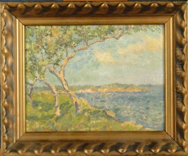 Vue Mediteraneenne Oil Painting by Paul Leduc