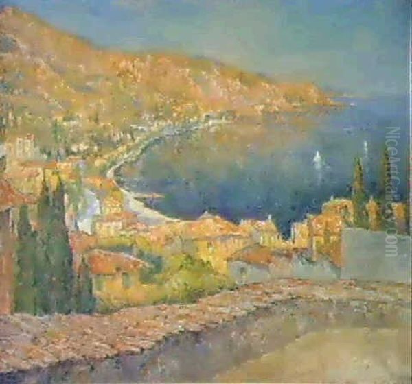 La Baie Ensoleillee. Oil Painting by Paul Leduc