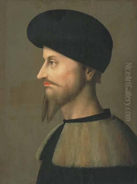 Portrait D'un Homme Barbu by Gentile Bellini