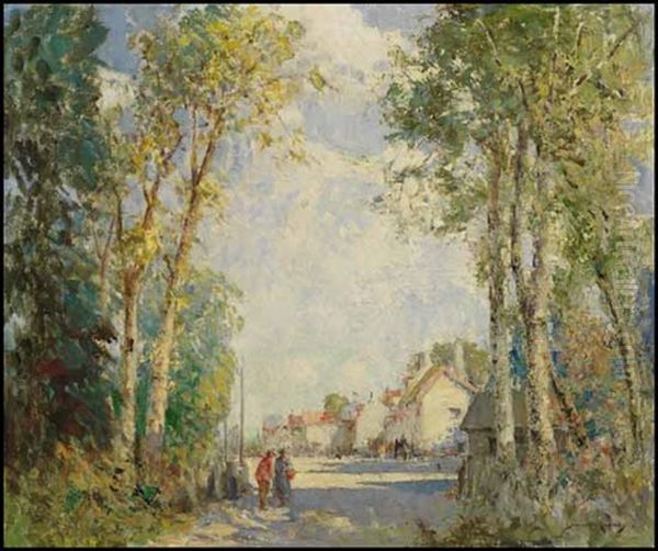 The Road To The Farm Oil Painting by William Lee-Hankey