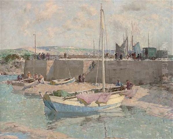 A Cornish Harbour by William Lee-Hankey