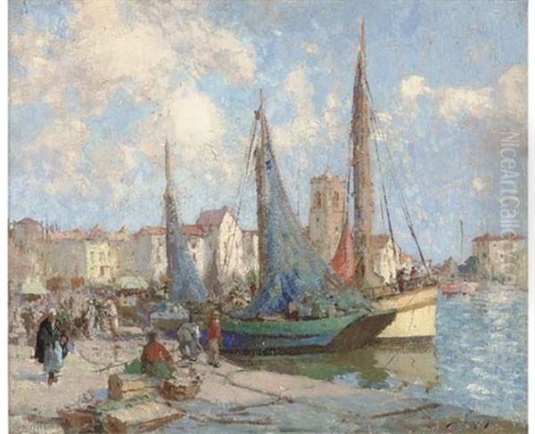 La Rochelle Oil Painting by William Lee-Hankey