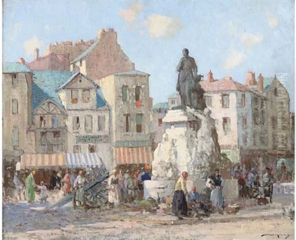 Le Havre Oil Painting by William Lee-Hankey