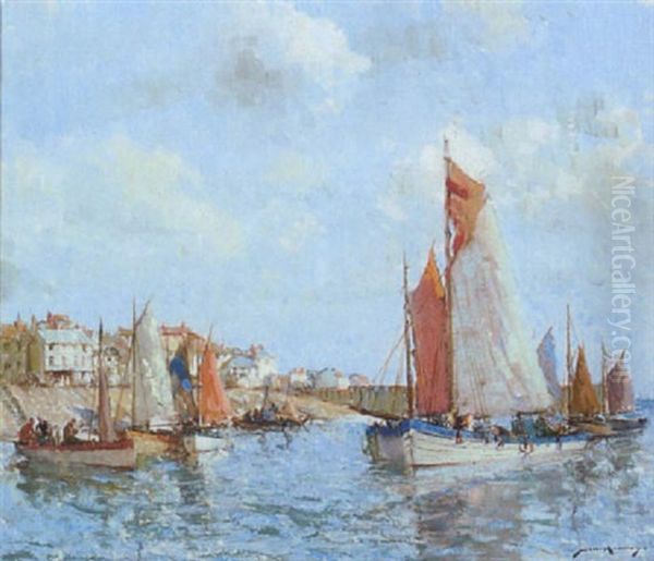 St. Ives, Cornwall Oil Painting by William Lee-Hankey