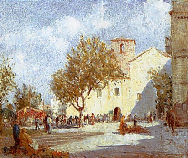 The Skittle Alley, Frejus by William Lee-Hankey