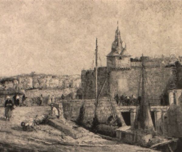 Entrance To The Old Town, Concarneau by William Lee-Hankey