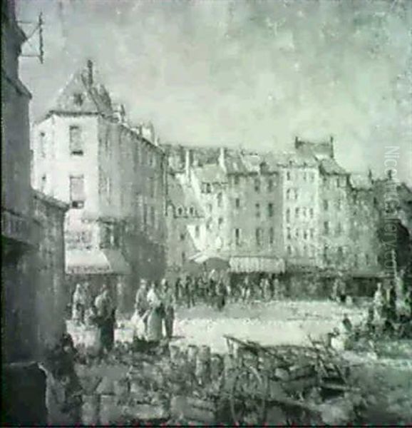 The Pottery Store, Honfleur Oil Painting by William Lee-Hankey