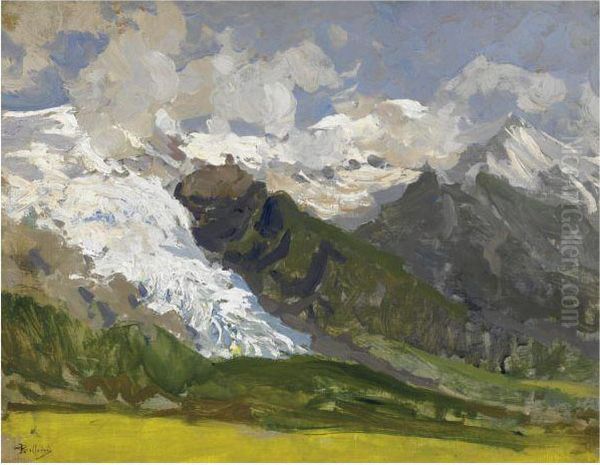 Monte Bianco Oil Painting by Giorgio Belloni