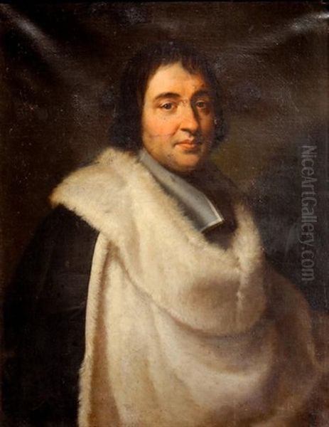 Portrait Dit De Simon Menassier De Rochefond Oil Painting by Claude Lefebvre