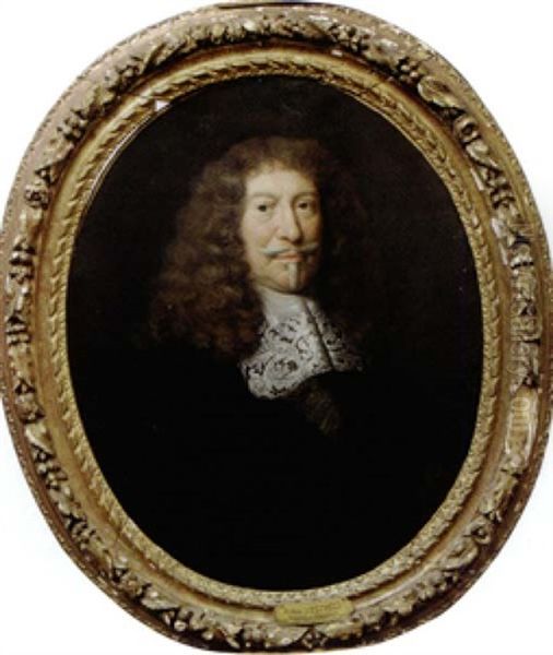 Portrait De Francois Anne D'estree(?), Marquis De Coeuvre Oil Painting by Claude Lefebvre