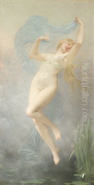 L'aurore Oil Painting by Jules Joseph Lefebvre