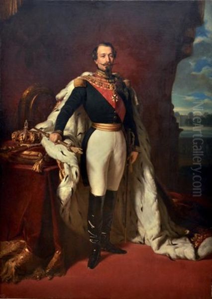 Napoleon Iii Oil Painting by Jules Joseph Lefebvre