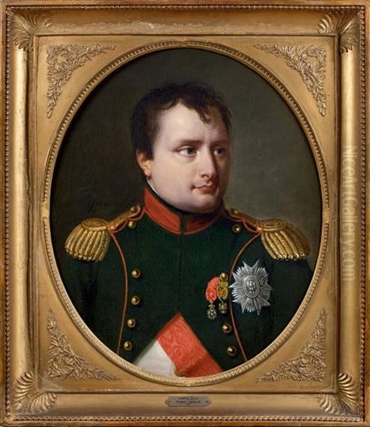 Portrait De L'empereur Napoleon 1er (collab. W/studio) Oil Painting by Robert Jacques Francois Faust Lefevre