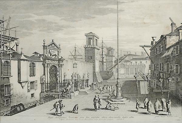 L'arsenale Oil Painting by Bernardo Bellotto