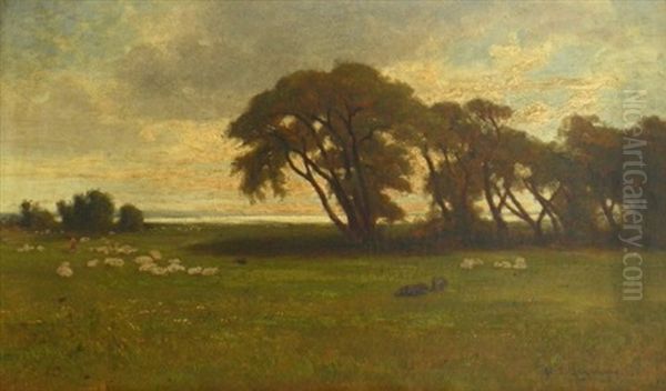 Landscape Painting Oil Painting by Nikolay Tysland Leganger