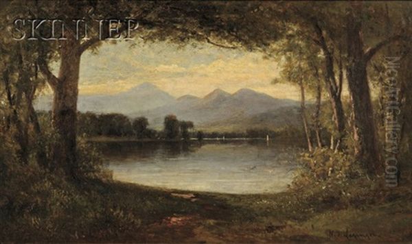 Eden Lake, Near Mt. Chocorua Oil Painting by Nikolay Tysland Leganger