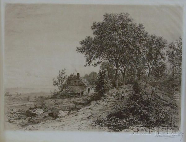 Three Landscape Oil Painting by Albert (Fitch) Bellows