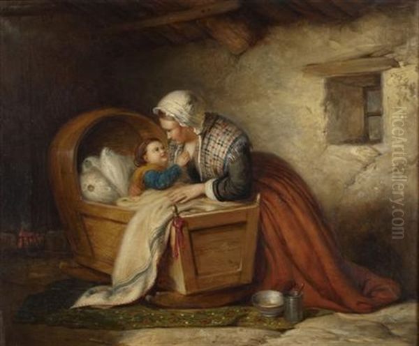 Lullaby Oil Painting by Alexander Leggatt