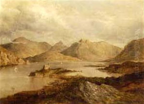 Dunstaffnage Castle, Oban Oil Painting by Alexander Leggatt