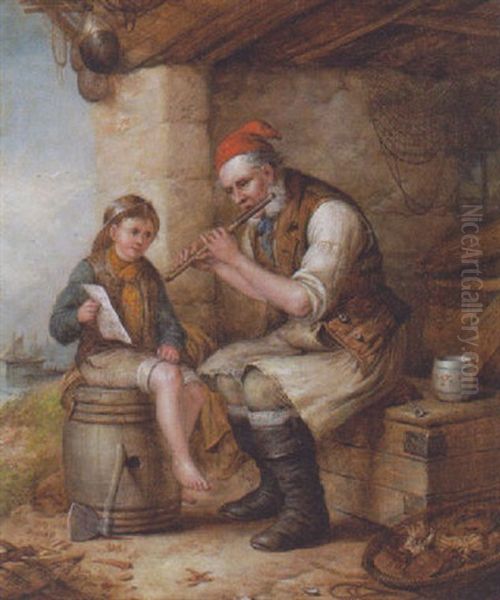 The Fisherman's Song Oil Painting by Alexander Leggatt