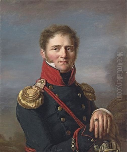 Portrait Of Nicolas-frederic Freudenreich Oil Painting by Pierre Nicolas Legrand de Lerant