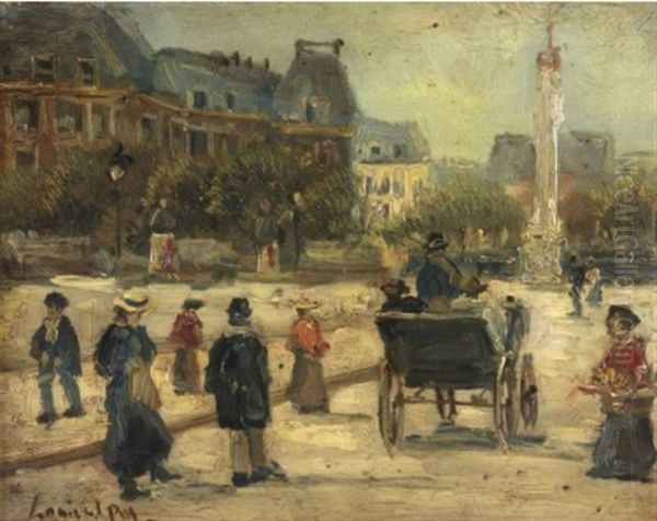 Place Parisienne by Louis Auguste Mathieu Legrand