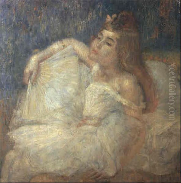 Danseuse Oil Painting by Louis Auguste Mathieu Legrand